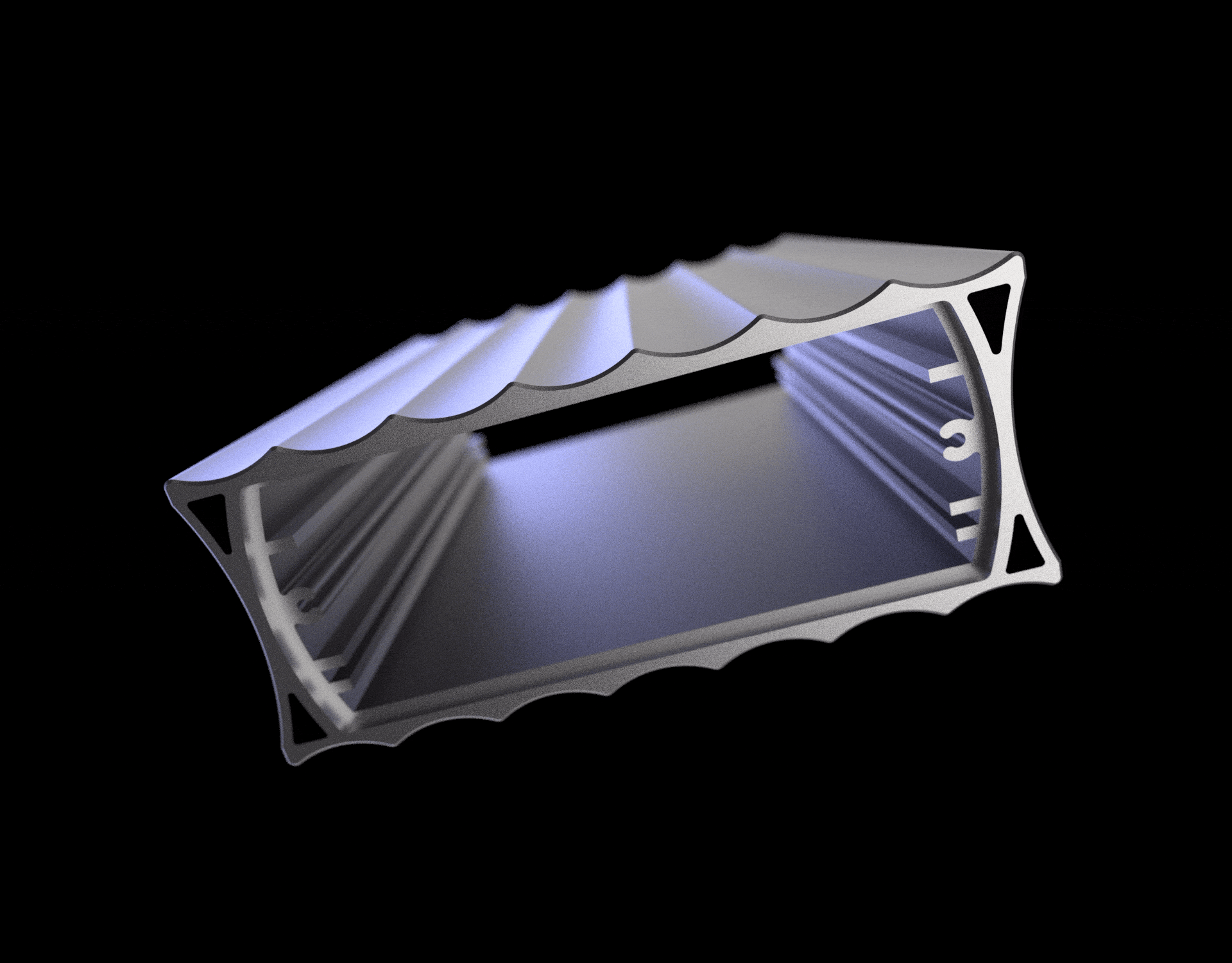 Heat-sink fin structure